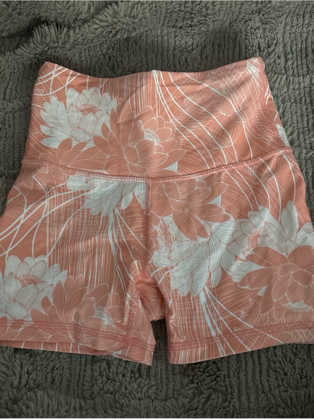 Target Coral Pink Floral Bike Shorts